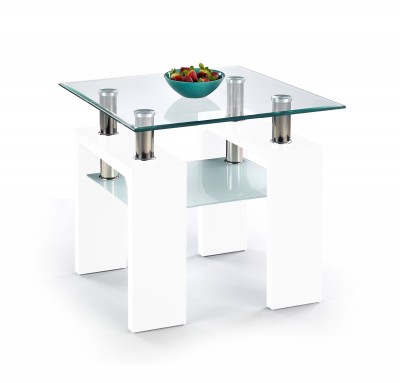 Diana H kvadratni stolić za kavu, bijeli