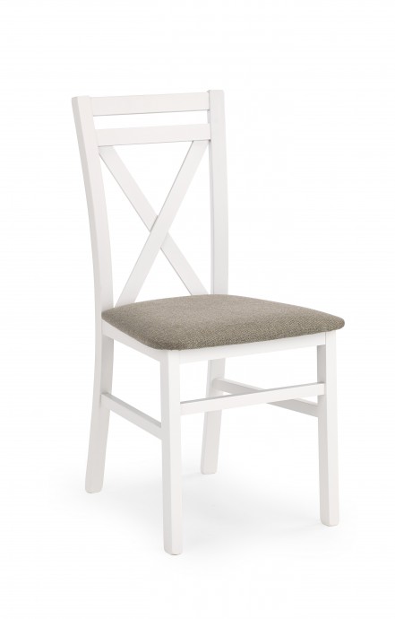 Blagovaonska stolica Dariusz, bijela/taupe