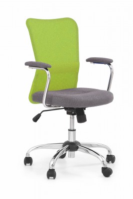 Okretna stolica za mlade ANDY, siva/limeta zelena