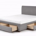 Bračni krevet s ladicama MODENA 160x200 cm, bijeli