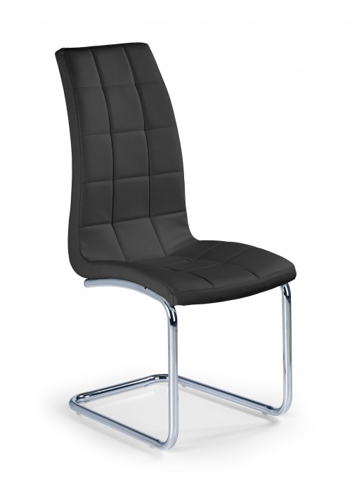 Blagovaonska stolica K147 od eko kože, crna