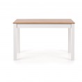 Blagovaonski stol KSAWERY, hrast/bijela