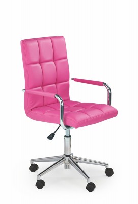 GONZO II uredska stolica, roza eko koža