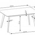 CORDOBA set stol + 4 stolice