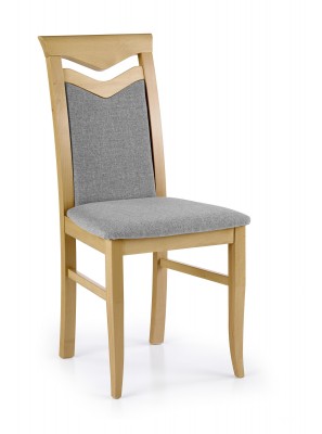 Blagovaonska stolica Citrone, hrast/svijetlo siva