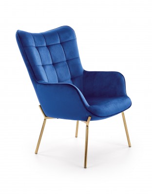 Fotelja CASTEL II, tamno plava
