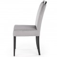 Blagovaonska stolica CLARION, crna/siva