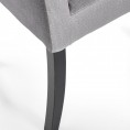 Blagovaonska stolica CLARION, crna/siva