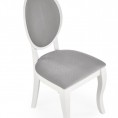 Blagovaonska stolica VELO, bijela/siva