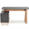 SERGIO XL radni stol, antracit/wotan hrast