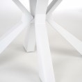 Blagovaonski stol na razvlačenje VIVALDI, bijeli mramor/bijela