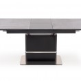 Blagovaonski stol na razvlačenje MARTIN, tamno siva/crna
