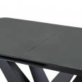 Blagovaonski stol na razvlačenje PATRIZIO, tamno siva/crna