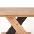 Blagovaonski stol na razvlačenje XARELTO, wotan hrast/crna