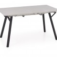 Blagovaonski stol na razvlačenje BARLOG 2, svijetlo siva/crna