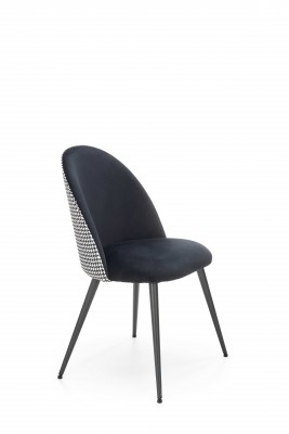 Blagovaonska stolica K478, crno/bijela