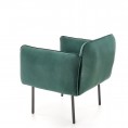 Fotelja BRASIL, tamno zelena/crna