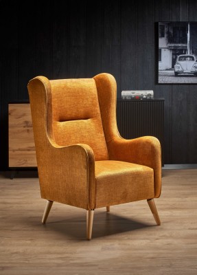 Vintage fotelja CHESTER II, med žuta