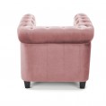 ERIKSEN fotelja, roza/crna