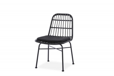 Blagovaonska stolica K401, crna/siva