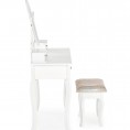 SARA toaletni stol s tabureom, bijela