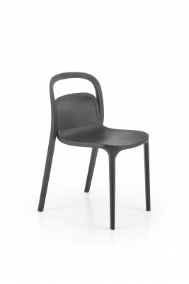 Vrtna plastična stolica K490, crna
