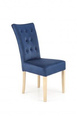 Blagovaonska stolica VERMONT, medeni hrast/plava
