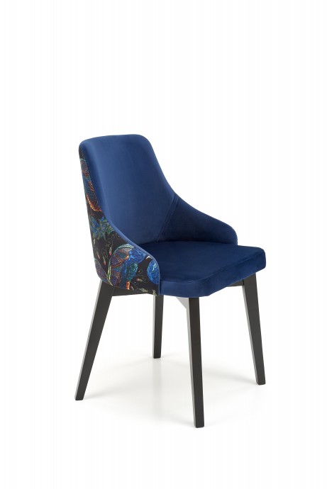 Blagovaonska stolica ENDO, crna/plava