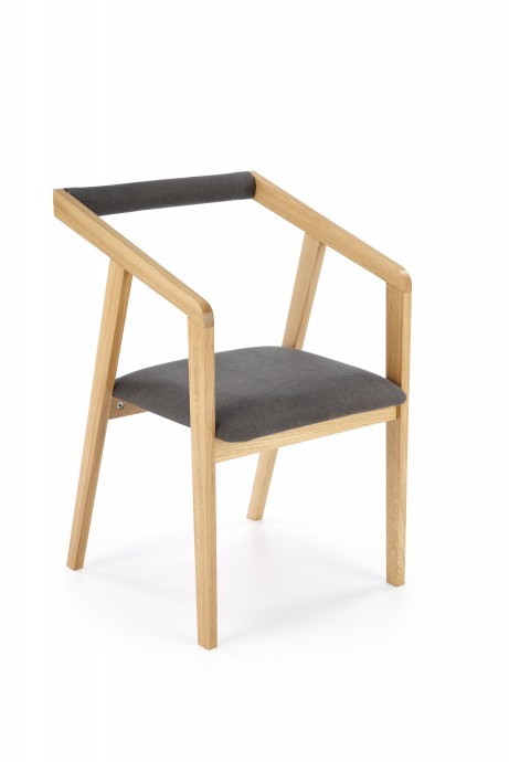 Blagovaonska stolica AZUL 2, natural/sivi hrast