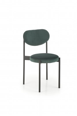 Blagovaonska stolica K509, baršun, tamno zelena