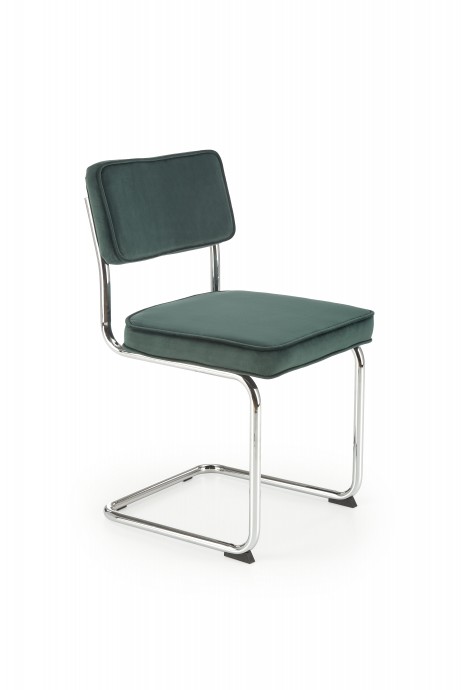 Blagovaonska stolica K510, baršun, tamno zelena
