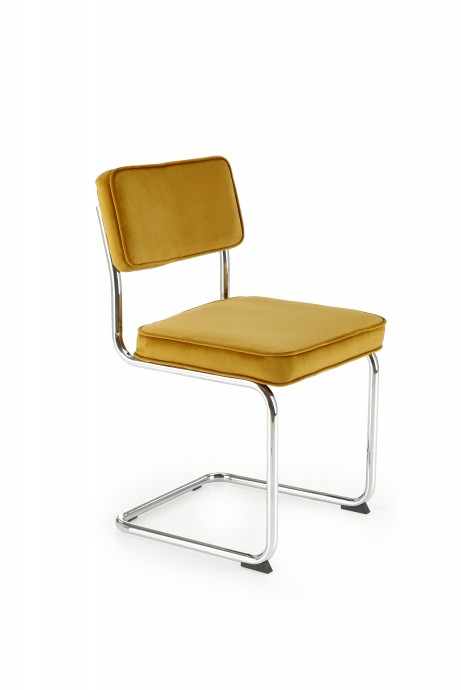 Blagovaonska stolica K510, baršun, žuta