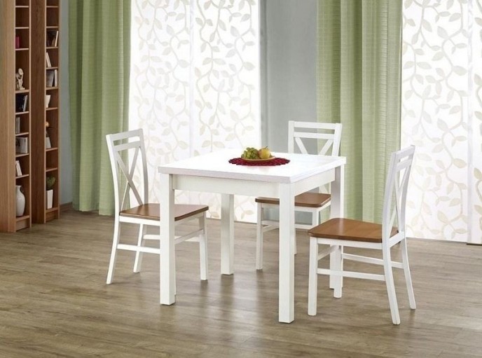 Blagovaonski stol GRACJAN, bijeli