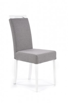 Blagovaonska stolica Clarion, bijela/svijetlo siva