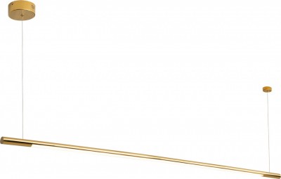 Viseća lampa ORGANIC HORIZON P0360D, zlatna, 150 cm, prigušiva