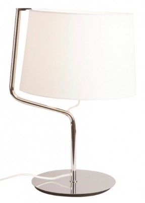 Stolna lampa CHICAGO T0030, krom/bijela