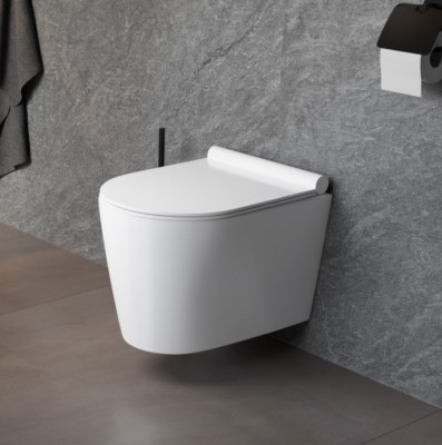 Viseća WC školjka AMARO, bijela sjaj