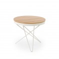 LEILA c.table, prirodna / bijela