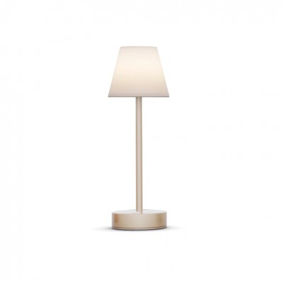 Stolna lampa LOLA SLIM 30 baterija, mesing