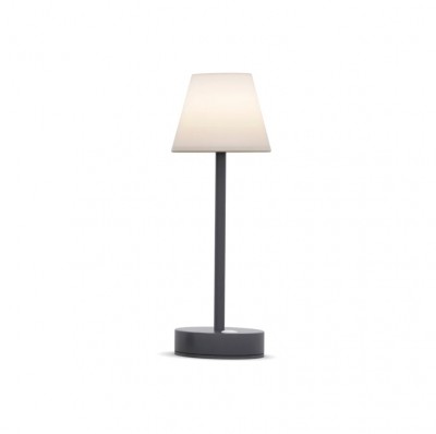 Stolna lampa LOLA SLIM 30 baterija, antracit