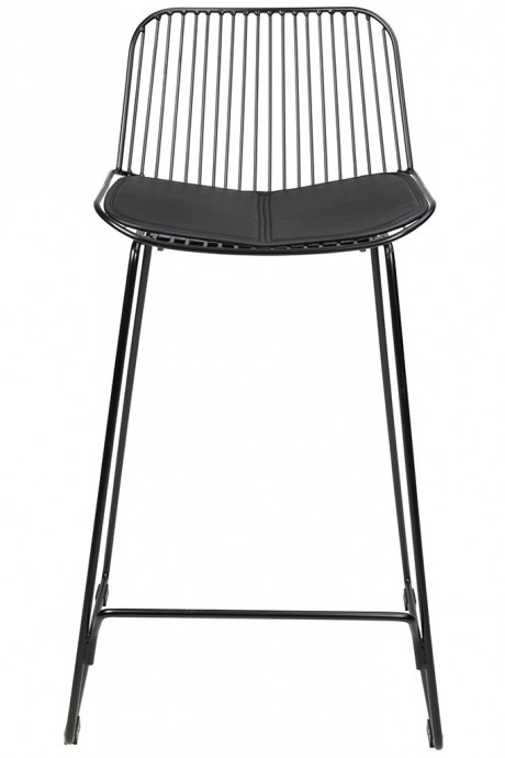 MILES metalna barska stolica 66 cm, crna