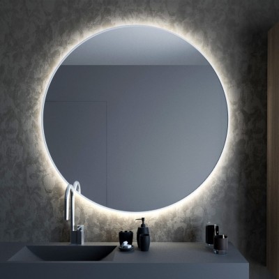 Ogledalo sa LED rasvjetom BRIGHT, fi 50, bijelo