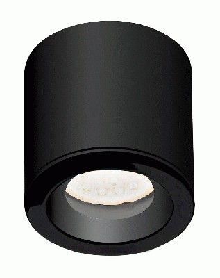 Stropna svjetiljka FORM C0216, IP65, crna