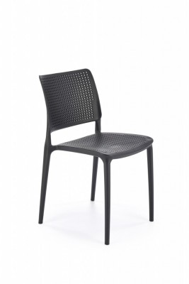 Vrtna plastična stolica K514, crna