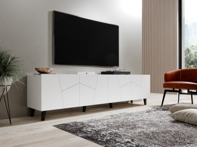 TV komoda ETNA, 200 cm, bijela