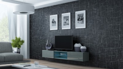Kućište/kućište za TV ormarić VIGO, siva; mix&match