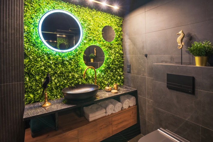Zeleni zid - biljke za kupaonice s manje svjetla