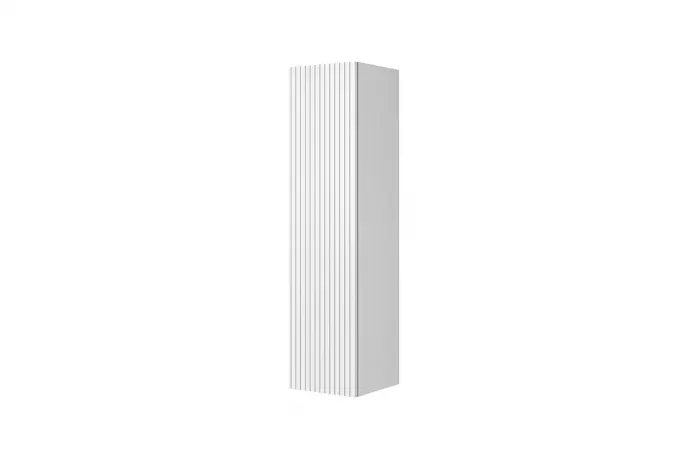 Visoki zidni kupaonski ormarić NICOLE, 140 cm, bijeli