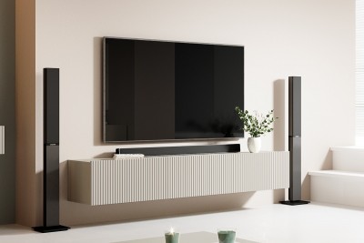 Viseći TV ormarić NICOLE, 200 cm, kašmir