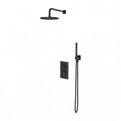 Ugradbeni termostatski tuš set CONTOUR, antracit
